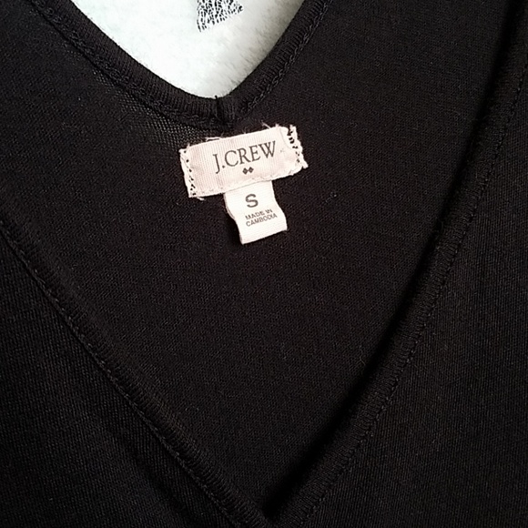 Black J. Crew V-Neck Tank - Picture 2 of 3